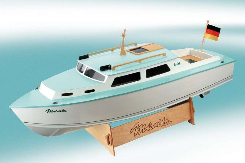 Krick 20350 Müritz Kajütboot RC Bausatz Motorboot Schiff RC