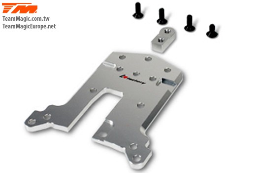 K Factory KF2133 Option Part - E4JR:JS:D - Aluminium 7075 Front Chassis Plate