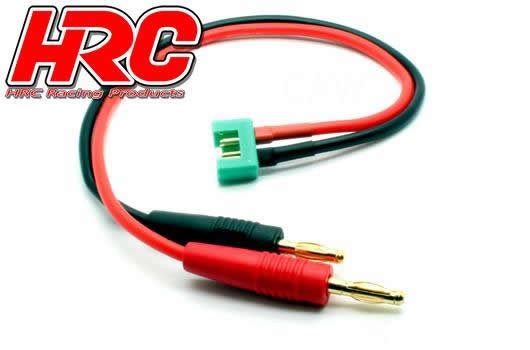 Pro-Line HRC9106 Charger Lead - 4mm Bullet to MPX Battery Plug - 300mm - Gold