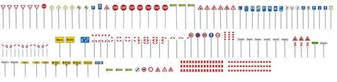 Faller 01.272449 Verkehrsschilder-Set