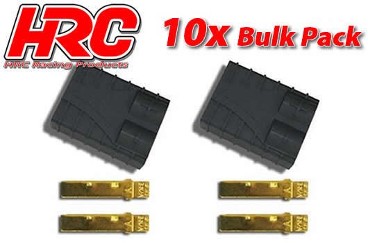 Pro-Line HRC9043B Connector - TRX - Female (10 pcs) - Gold