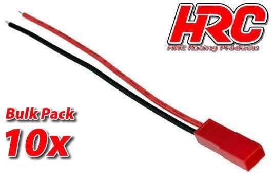 Pro-Line HRC9277FB Battery Cable - 22AWG - 20cm - BEC Female Plug - BULK 10 pcs