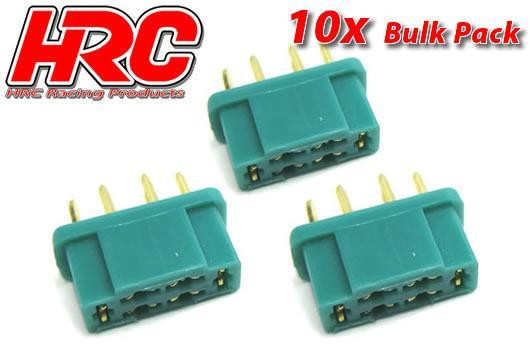 Pro-Line HRC9093B Connector - MPX - Female (10 pcs) - Gold