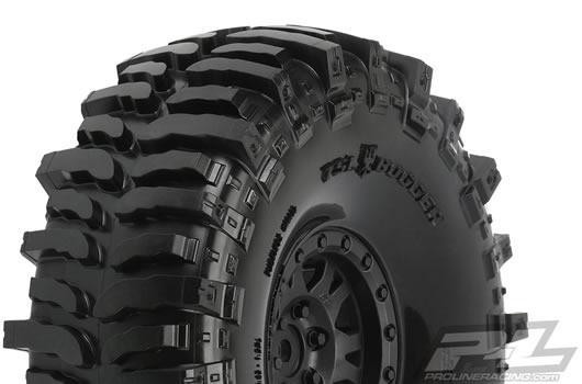 Pro-Line PRO1013310 Tires - 1:10 Crawler - mounted - Impulse Black Wheels - 1.9" - Interco Bogg