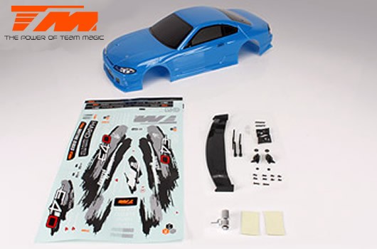 Team Magic TM503319BA Body - 1:10 Touring : Drift - 190mm - Painted - no holes - S15 Blue