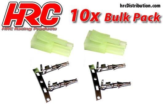 Pro-Line HRC9088B Connector - Tamiya Mini Male (10 pcs)