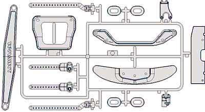 Tamiya 10.51419 FF-03 B Parts (Bumper)