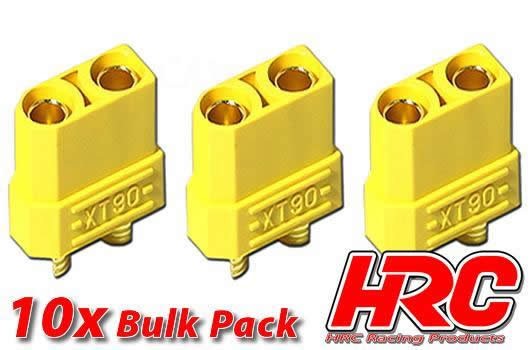 Pro-Line HRC9097B Connector - XT90 - Female (10 pcs) - Gold