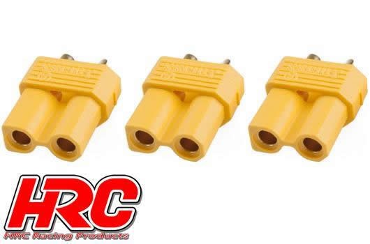 Pro-Line HRC9091A Connector - XT30 - Female (3 pcs) - Gold