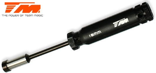 Team Magic TM117013 Tool - Socket Driver - Team Magic Black HC - 10mm
