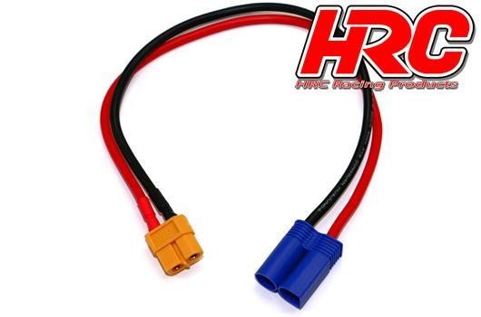 Pro-Line HRC9608 Charger Lead - Gold - XT60 Charger Plug to EC5 Battery Plug-300 mm