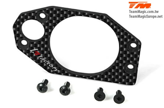 K Factory KF14144 Option Part - G4 - Carbon Side Plate Right (G4 -S:+:RS:JS:All RTR)