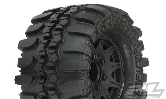 Pro-Line PRO1011010 Tires - 1:10 Truck - 2.8" - mounted - Raid Black 12mm 6x30 Wheels - Removab