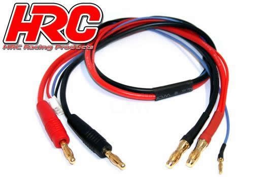 Pro-Line HRC9159 Charger Lead - 4mm Bullet to 5mm & JST Balancer Plug for Hardcase battery - 50