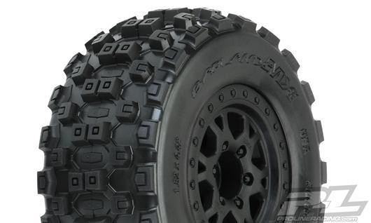 Pro-Line PRO1015632 Tires - 1:10 Short Course - 2.2":3.0" - mounted - Impulse Black Wheels