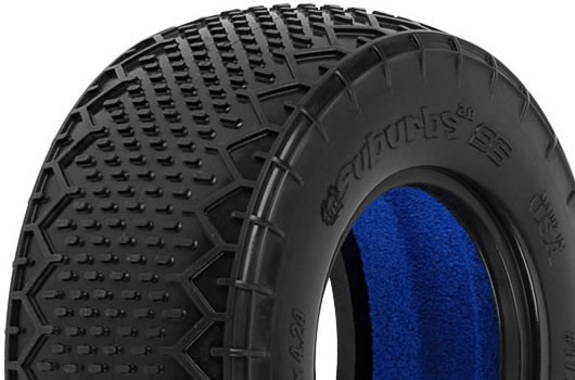Pro-Line PRO1171002 Tires - 1:10 Short Course - 2.2":3.0" - Suburbs 2.0 SC X2 (medium) (2