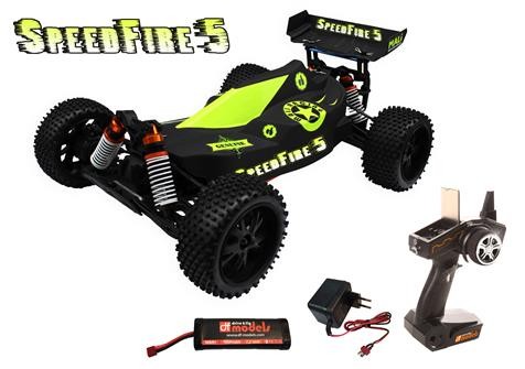 DF Models 17.3019 SpeedFire 5 - RTR brushed Buggy 1:10XL