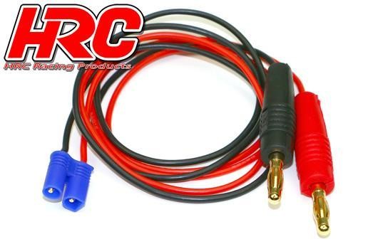 Pro-Line HRC9107-6 Charger Lead - 4mm Bullet to EC2 Battery Plug - 600mm - Gold