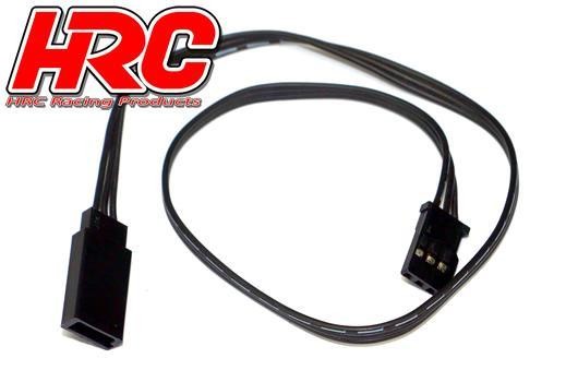 Pro-Line HRC9232K Servo Extension Cable - Male:Female - (FUT) - 30cm Long - Black:Black:Black
