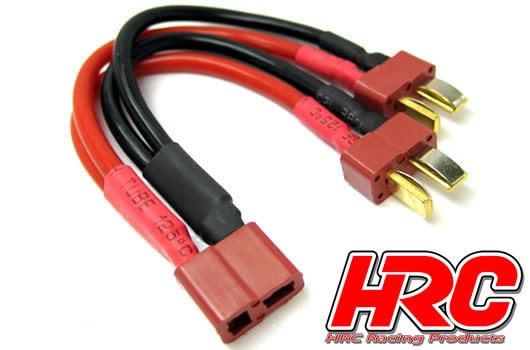 Pro-Line HRC9184A Adapter - for 2 Battery Packs in Parallel - 14AWG Cable - Ultra T Plug