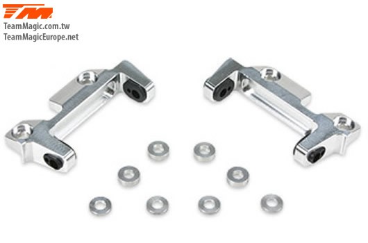 K Factory KF14201 Option Part - G4RS II - Aluminium 7075 Front Upper Hinge Pin Mount (1Pair w:Washer