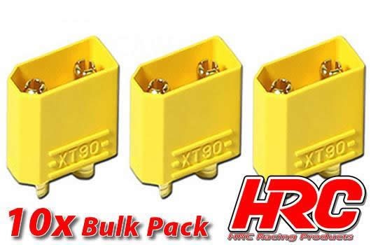Pro-Line HRC9096B Connector - XT90 - Male (10 pcs) - Gold