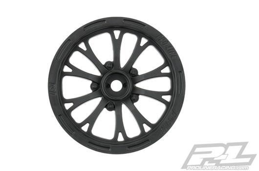 Pro-Line PRO277503 Wheels - 1:10 Short Course - Front - 2.2" - Pomona Drag Spec - Black - for T