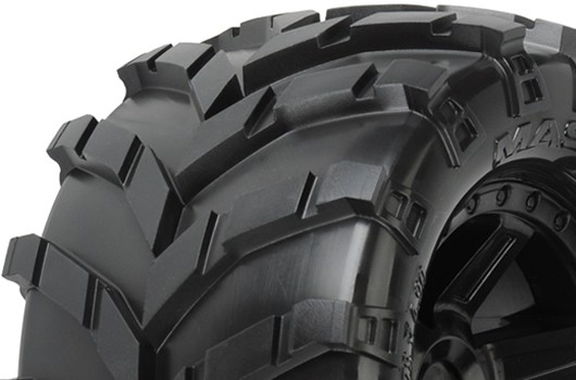 Pro-Line PRO119213 Tires - 1:10 Truck - 2.8" - mounted - Desperado Black Wheels - 12mm Hex - Ma