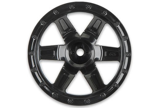 Pro-Line PRO273703 Wheels - 1:16 Truck - 2.2" - Desperado - 12mm Hex - Black - for Traxxas 1:16