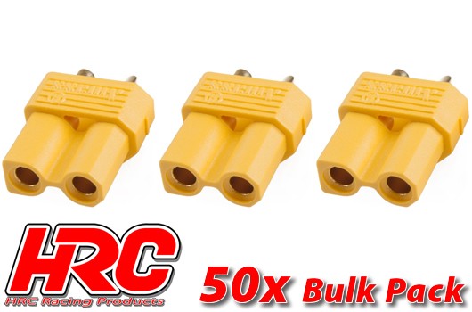 Pro-Line HRC9091C Connector - Gold - XT30 - female (50 pcs)