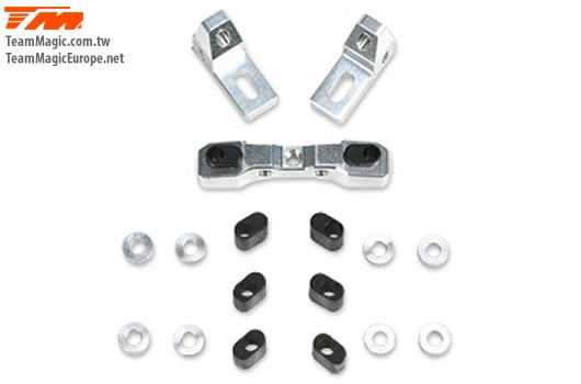 K Factory KF14200 Option Part - G4RS II - Aluminium 7075 Rear Lower Hinge Pin Mount Set (w:Washer)