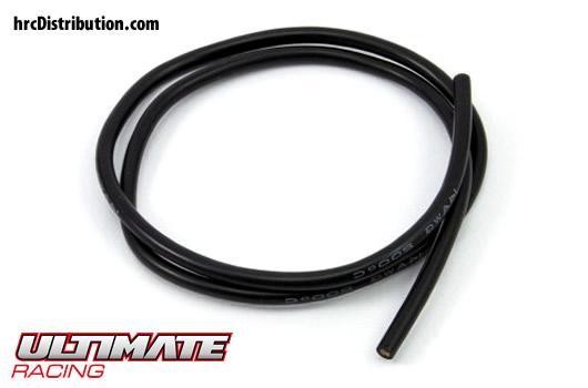 Ultimate Racing UR46119 Cable silicone - 16 AWG - Black (50cm)