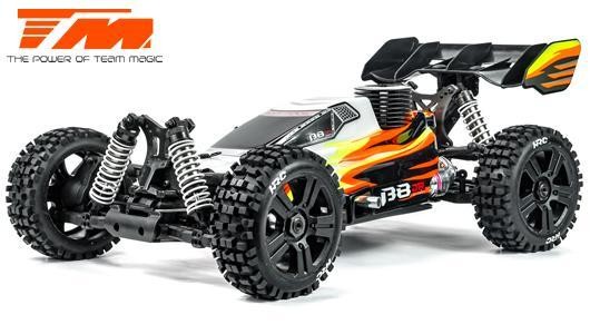 Team Magic TM560014 Car - 1:8 Nitro - 4WD Buggy - RTR - Pull Start - Team Magic B8JR
