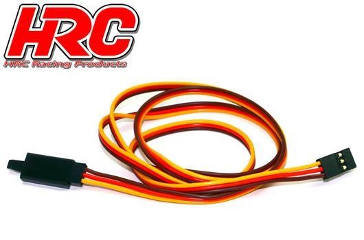 Pro-Line HRC9246CL Servo Extension Cable - with Clip - Male:Female - JR type - 80cm Long