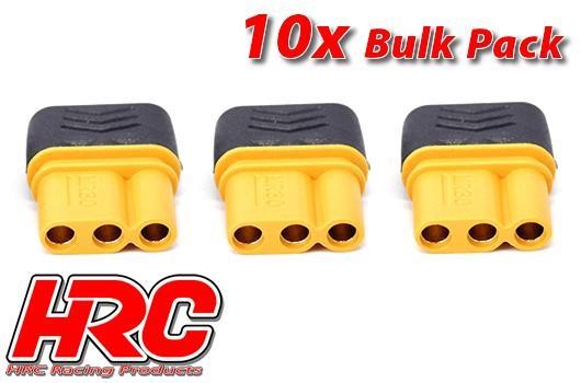 Pro-Line HRC9020F10 Connector - MR30 Triple - Female (10 pcs) - Gold