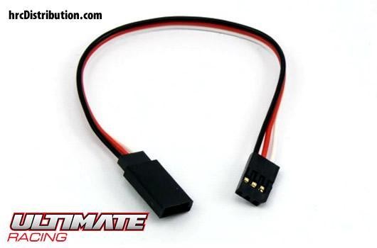 Ultimate Racing UR46125 Servo Extension Cable - Futaba type - 15cm Long