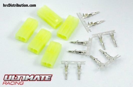 Ultimate Racing UR46104 Connector - Micro Tamiya Male (5 pcs)