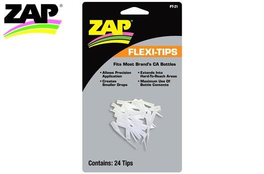 Zap ZPT21 Glue - Flexi Tips - 24 Tips