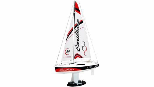Joysway JOY8802 Sail Boat - RTR - Caribbean Yacht Red - J2C02 radio Mode 2