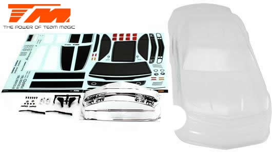 Team Magic TM503323C Body - 1:10 Touring : Drift - 195mm - Clear - CMR