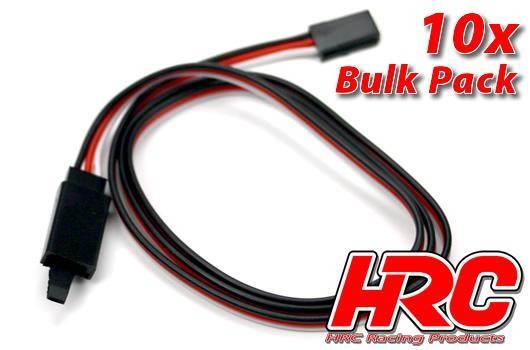 Pro-Line HRC9236CLB Servo Extension Cable - with Clip - Male:Female - UNI (FUT) - 80cm Long - BULK