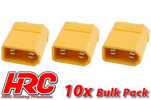 Pro-Line HRC9090B Connector - XT30 - Male (10 pcs) - Gold