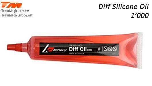 K Factory KF6330-1000 Silicone Differential Oil - 40ml - K Factory - 1'000 cps