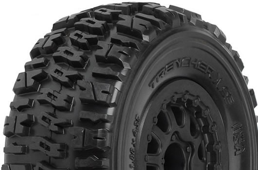 Pro-Line PRO119013 Tires - 1:10 Short Course - 2.2":3.0" - mounted - Renegade Black Wheels
