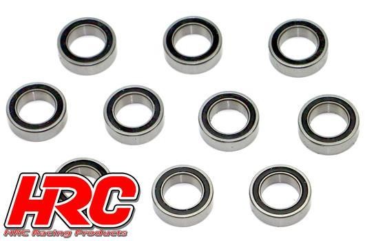 HRC Racing HRC1273RS Ball Bearings - metric - 10x16x5mm Rubber sealed (10 pcs)