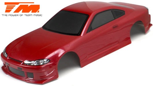 Team Magic TM503319DPKA Body - 1:10 Touring : Drift - 190mm - Painted - no holes - S15 Deep Pink