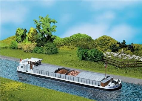 Faller 01.131006 Flussfrachtschiff mit Wohnkajuete