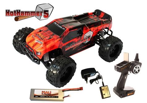 DF Models 17.3076 HotHammer 5 - RTR brushless Truck 1:10XL