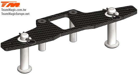 K Factory KF2109 Option Part - E4RS:FS:JR:JS:D - Carbon Upper Bumper Plate