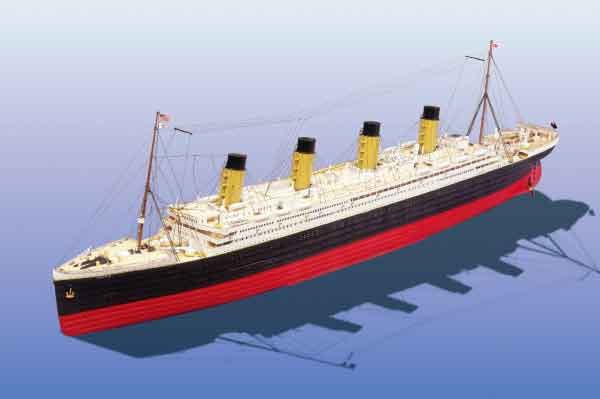 Krick 800727 Titanic 1:200 Vor-Achterdeck Kit 3